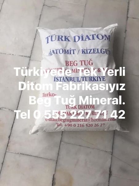 ( Kizelgur, Diatomit ) Endüstri ve Sanayi Sektöründe, Gübre, İlaç,Tarım ve Gıda Sektörün Bir Çok Alanında,