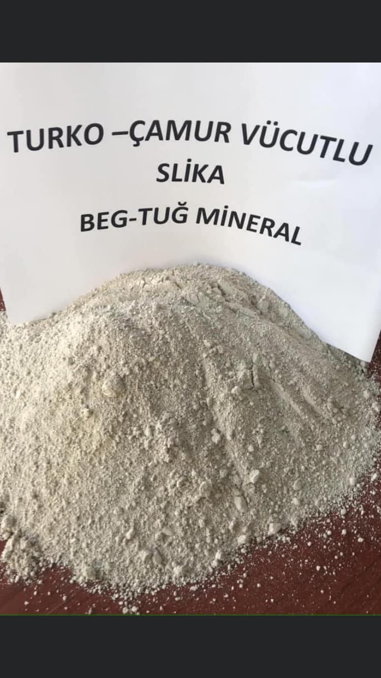 ( Diyatomlu Yüz Güzelliği Toprağı ) Zehirsiz Kokusuz % Yüz Saf Amorf Silis İçerikli Doğal Bir Topraktır. İlaç ve Kozmetik Sektöründe Cilt Yarası Yara Sivilce Kaşıntı Eksema Yanık Mantar ve Çıbanların Temizlenmesi İçin Ham Madde Ara Ürün ve Yardımcı Malze