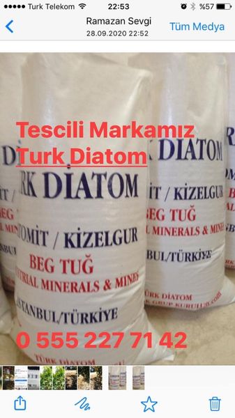 ( Türk Diatom ) Beg Tuğ Mineralın Tescili Markasıdır Bizden Başka Türk Diatom Markasını Kullanamaz.